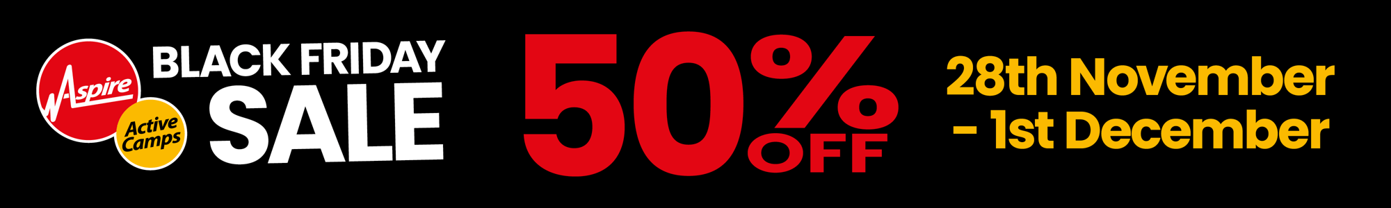 ACTIVE CAMPS BLACK FRIDAY SOCIALS 20253